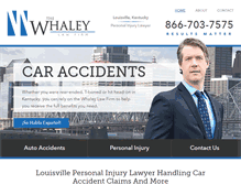 Tablet Screenshot of louisville-accident-lawyer.com